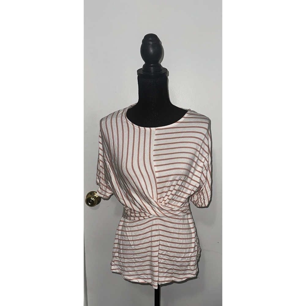 Emelia Striped Knot Detail Top